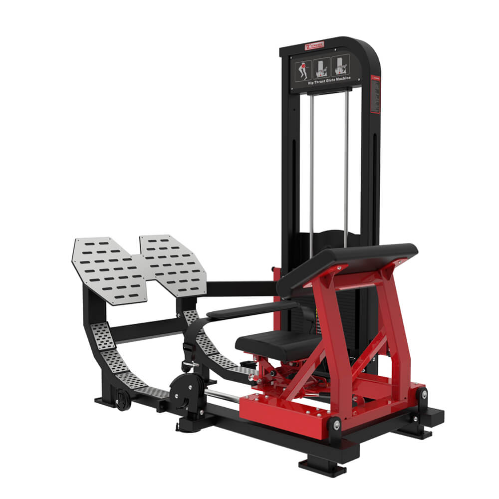 Hip Thrust Glute Machine pin loaded glute fitness machine