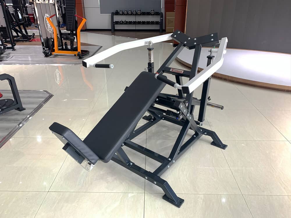 Workout Incline Chest Press Machine with Weight Plates