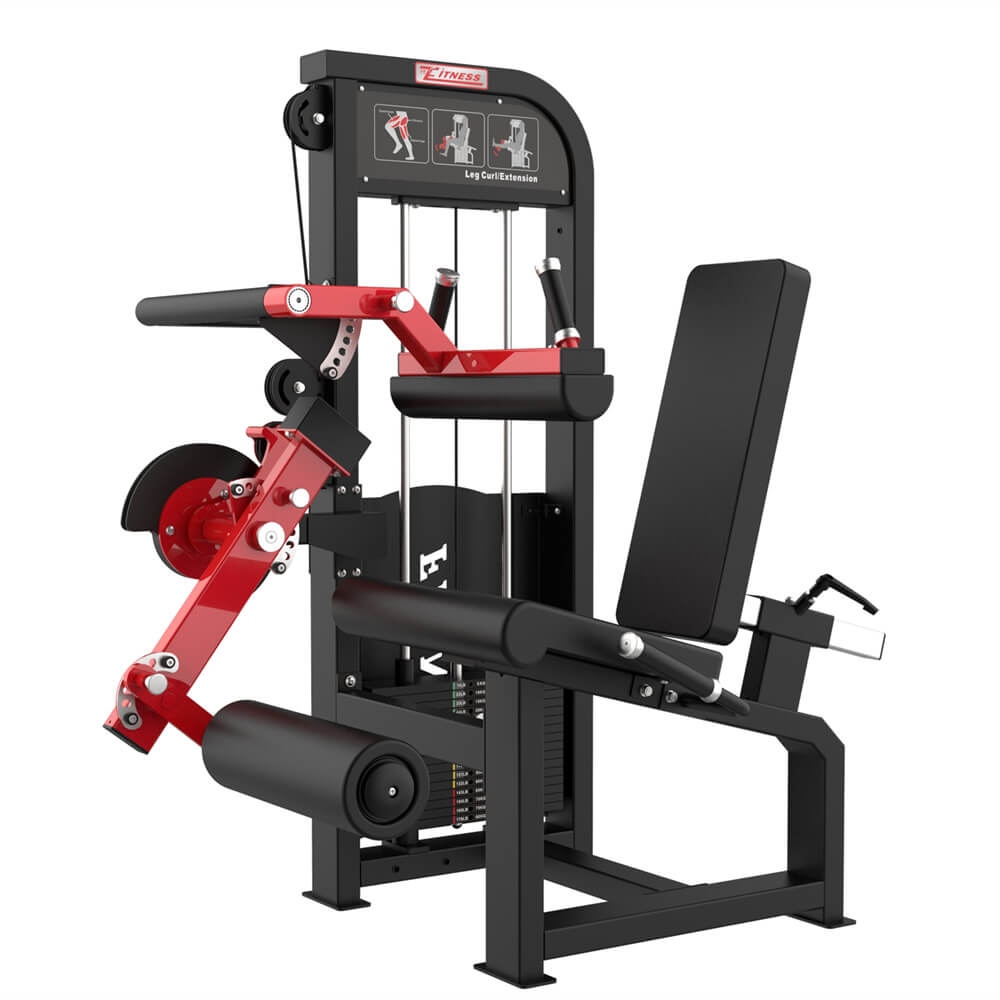Muscle Exercise Pin Loaded Leg Extension Leg Curl Machine
