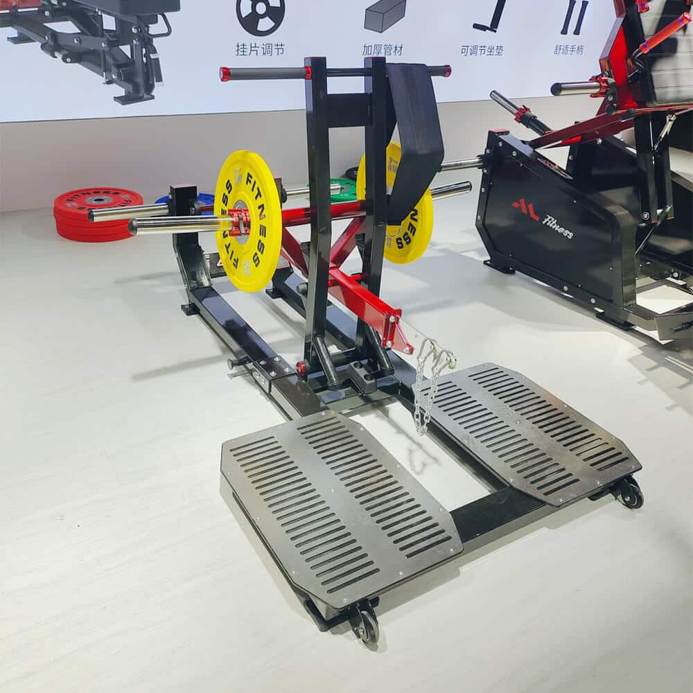 Plate Loaded Leg Machine Squat Knee Raises Equipment