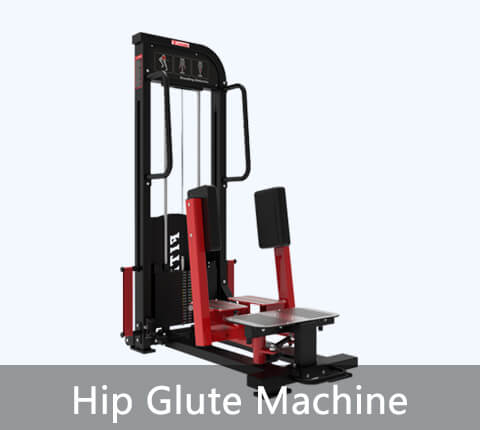 Industrial grade fitness hip glute machine
