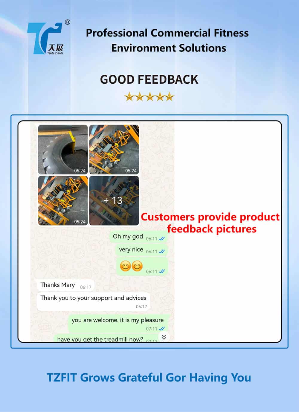 Manager inspecting commercial fitness equipment