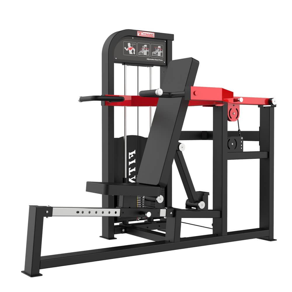 Pin Load Selection Gym Seated Incline Chest Press and Shoulder Press