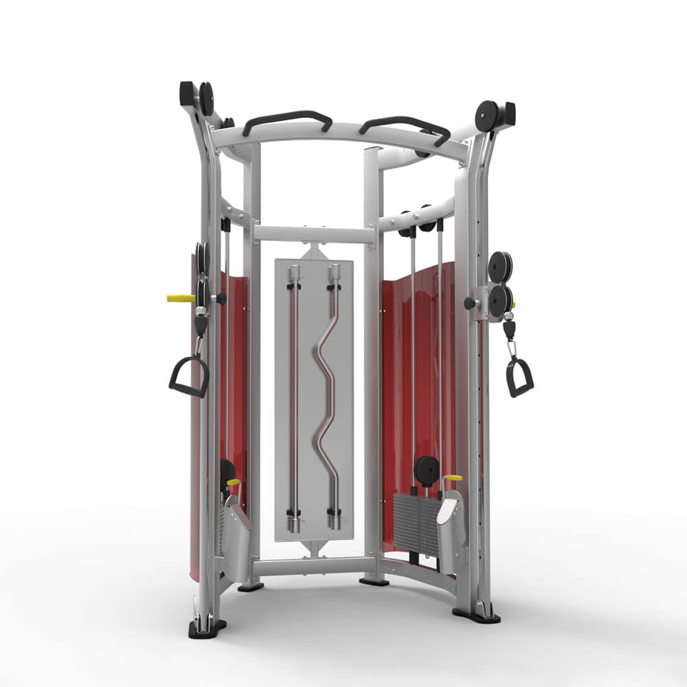 Commercial Gym Trainer Dual Pulley Fitness Equipment Pin Load Selection Machine