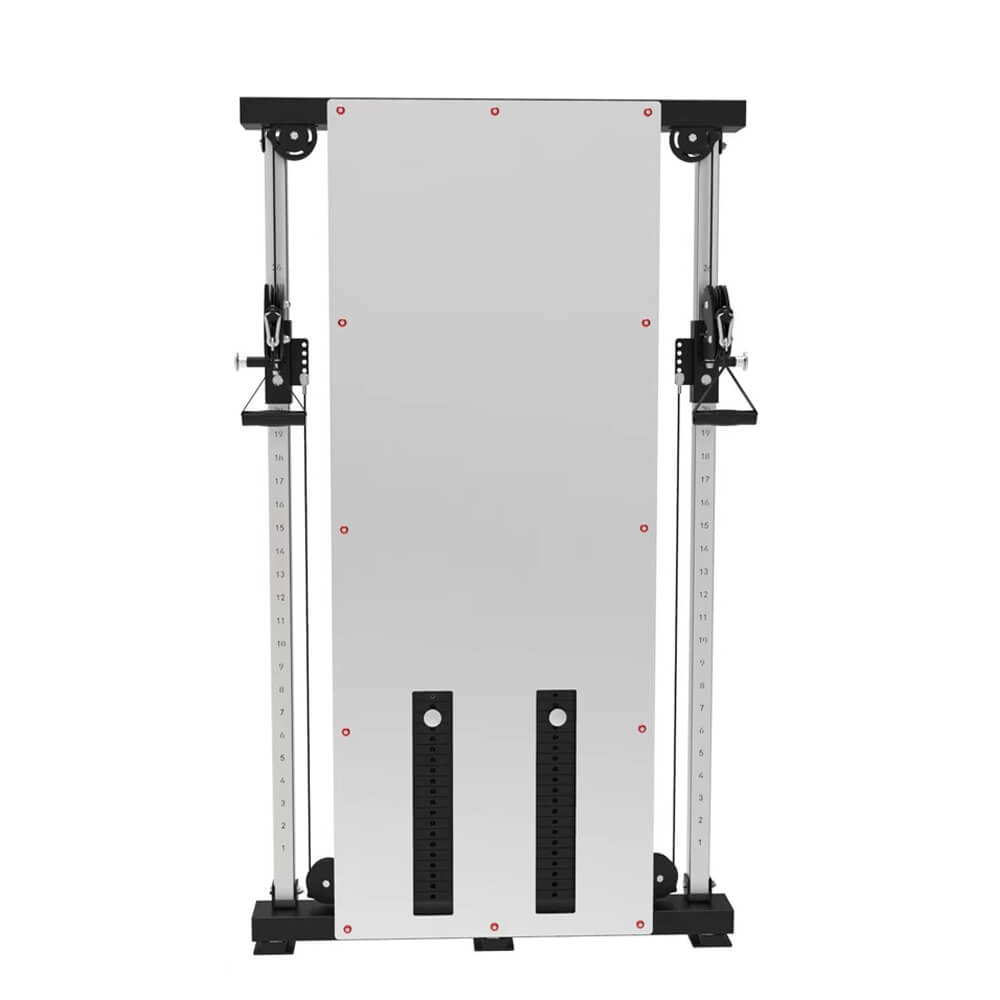 Double Pull Wall Mounted Home Use Fitness Training Equipment with Mirror