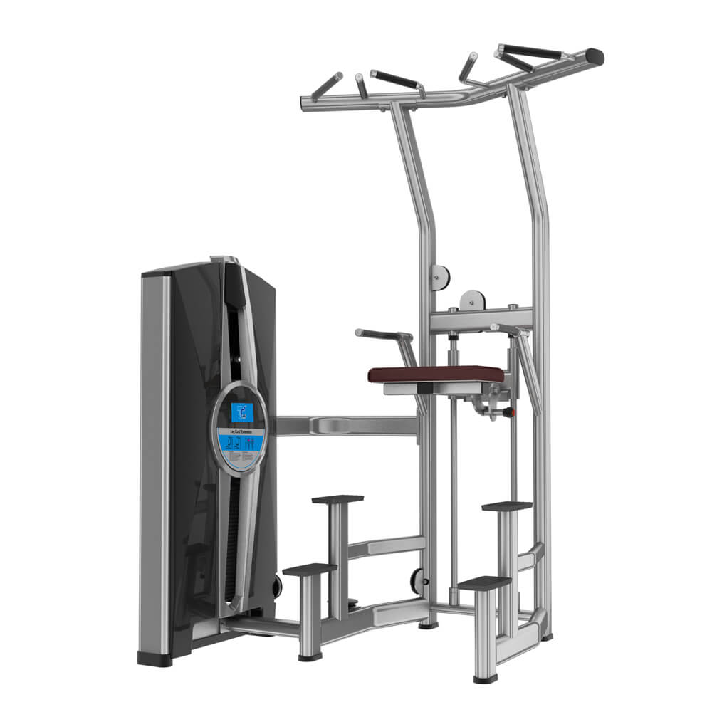 Pin Loaded Selection Dip Chin Assisted Chin Pull up Machine