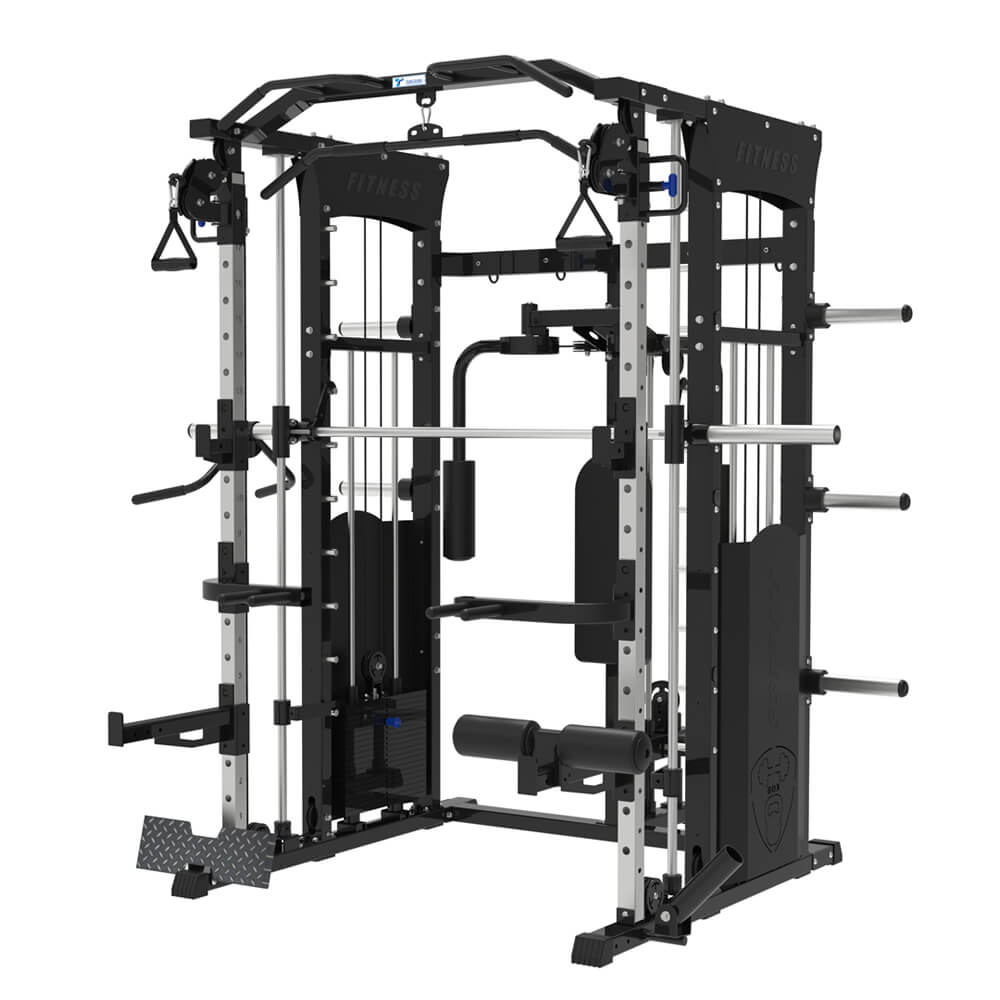 Multi Functional Exercise Power Training Commercial Smith Machine Gym Equipment