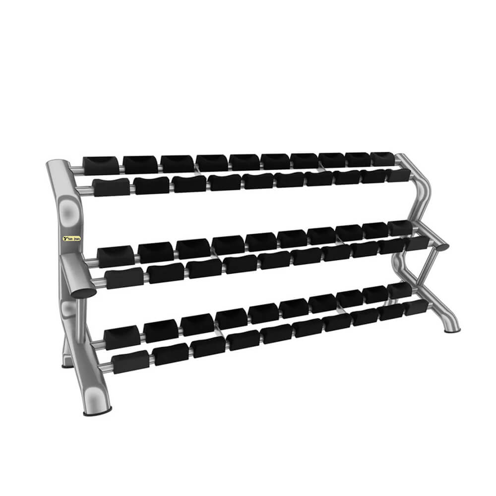 Space-Saving Dumbbell Rack