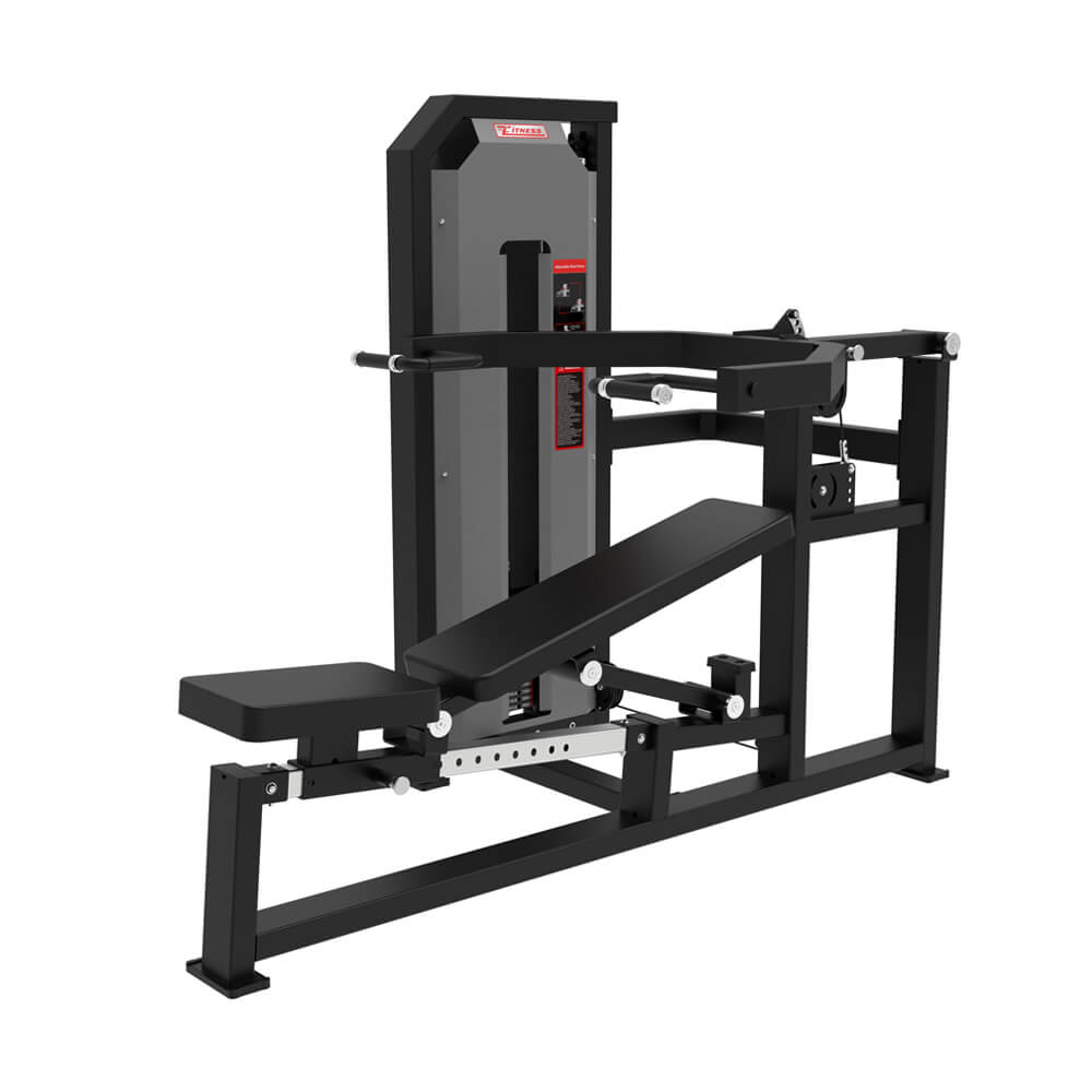Commercial Fitness Equipment Adjustable Pin Loaded Chest Shoulder Combo Machine