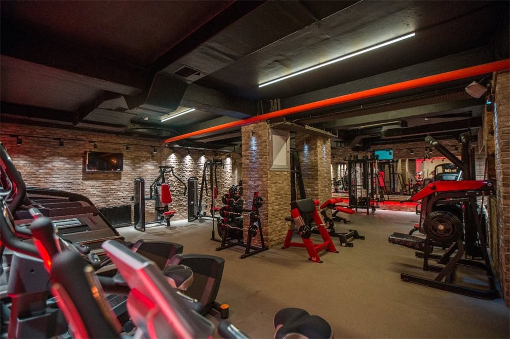 Professional gym equipment for fitness center renovation
