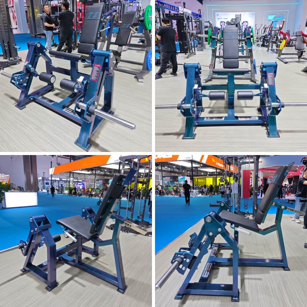 Fitness Plate Load Trainer Strength Iso Lateral Leg Extension for Gym