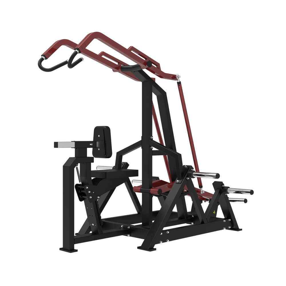 Plate Loaded Back Muscle Exercise Trainer High Row Machine