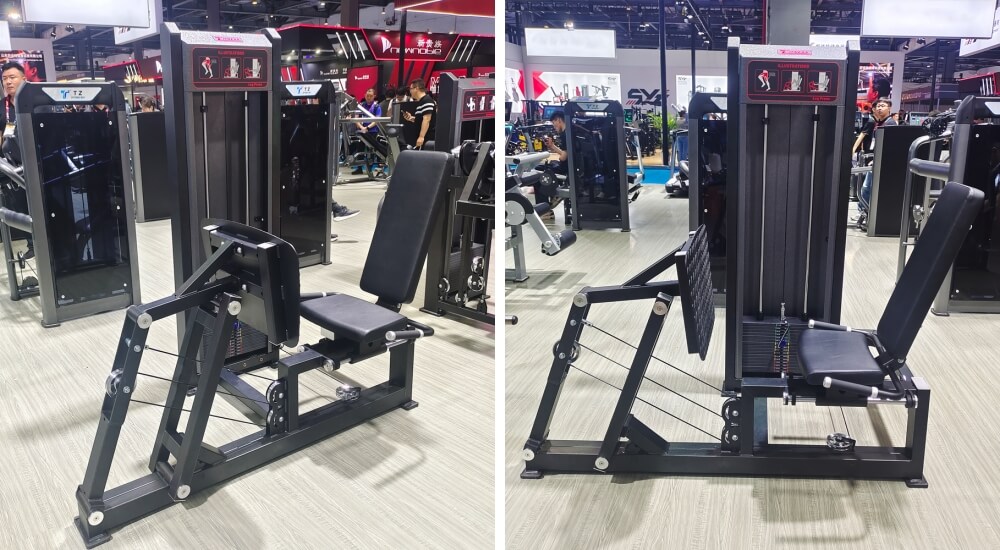 Pin Loaded Selection Fitness Equipment Leg Exercise Machine Sports Equipment Horizontal Leg Press Machine