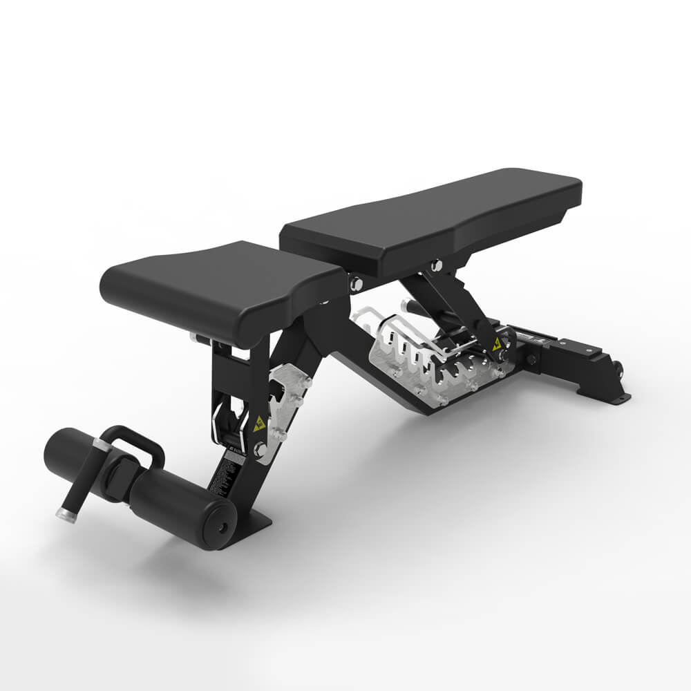 Commercial Multifunctional Gym Equipment Adjustable Metal Dumbbell Bench with Flying Bird Design Cable Supine Training Abdominal