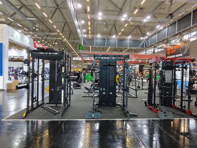 TZ Exhibitions 11 Global attendees exploring our latest fitness solutions at the 2025 Germany FIBO show.