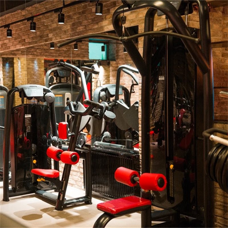 Durable strength training machines for fitness centers