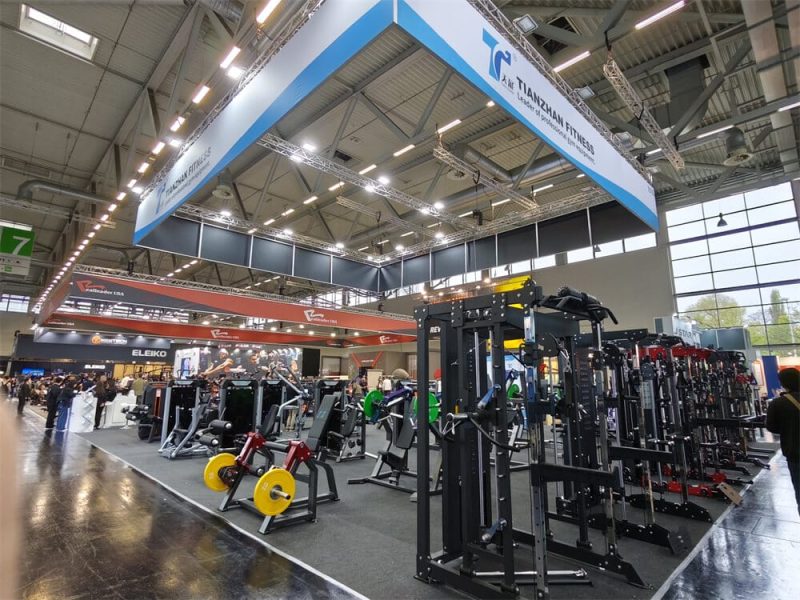 TZ Exhibitions 8 Commercial-grade strength training machines showcased at the 2025 FIBO fitness trade show in Germany