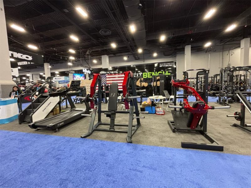 TZ Exhibitions 2 High-end strength training machines showcased at the IHRSA 2025 exhibition